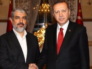 Erdoğan Halid Meşal'i Kabul Etti