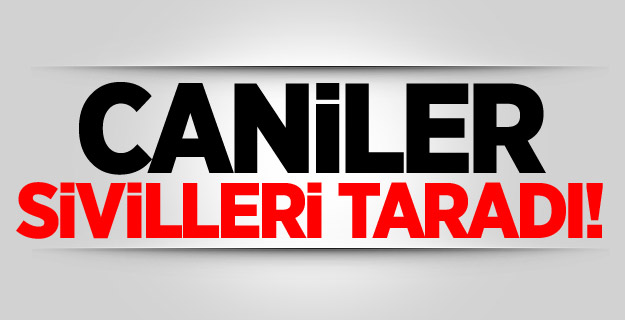 Hainler sivilleri taradı: 2 ölü, 2 yaralı