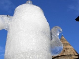 Erzurum’un Soğuğunu Sanata Çevirdiler