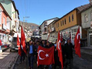 Şırnak'ta Operasyonlara Destek Yürüyüşü