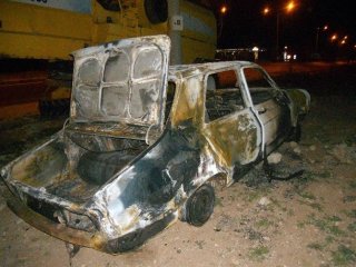 Seyir Halindeki Otomobil Yandı