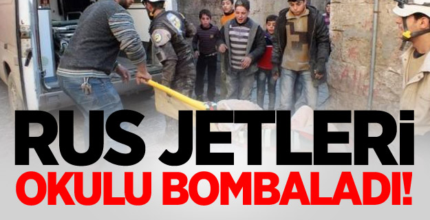Rus jetleri okulu bombaladı!
