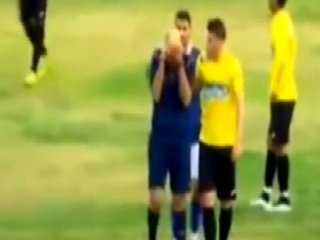 Hakem sahada gözyaşlarını tutamadı
