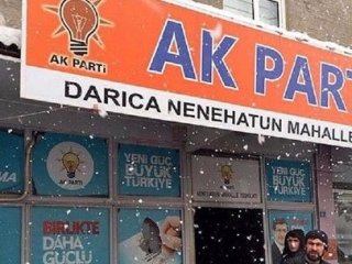 AK Parti Binasına Molotoflu Saldırı