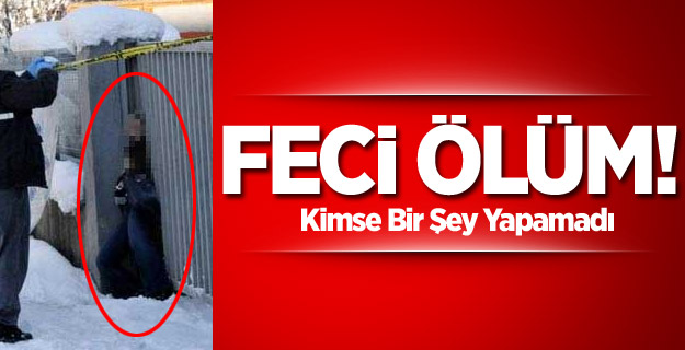 Kadın İşçinin Feci Ölümü!