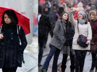 'Gitti' denilen kar yine sürpriz yaptı