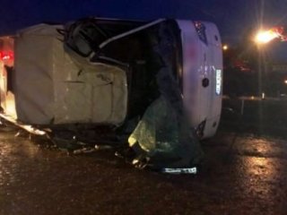 Konya'da Otobüs Devrildi! Ölü ve Yaralılar Var
