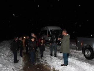 50 Öğrenci Köy Yolunda Mahsur Kaldı