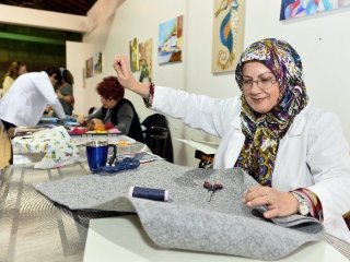 Keçe Sanatına Yoğun İlgi