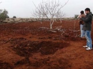 Suriye'den atılan havan mermisi Türkiye'ye düştü