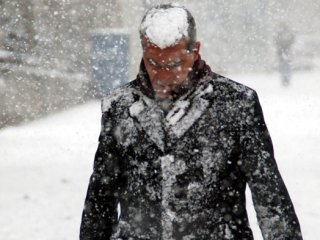 Erzurum'da Kar Manzaraları