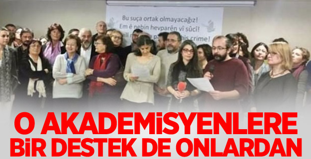 PKK sever akademisyenlere bir destek daha!