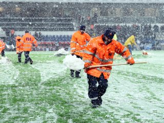 Beşiktaş maçına kar engeli
