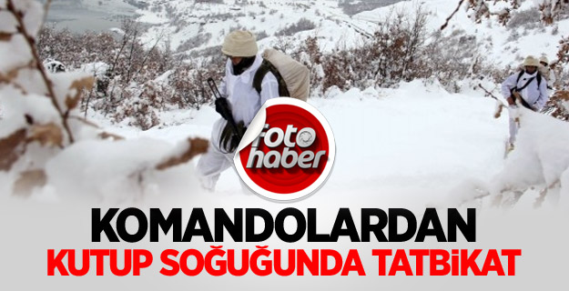 Komandolardan Kutup Soğuğunda Tatbikat