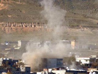 Cizre'de Patlama Sonrası Yangın!