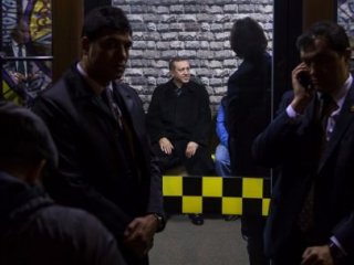 Erdoğan'dan taksicilere ziyaret