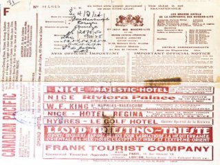 Tarihe ışık tutan tren bileti