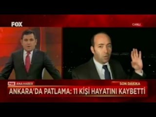 Canlı Yayında Patlama Anı