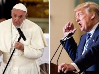 Papa ile Trump Birbirine Girdi