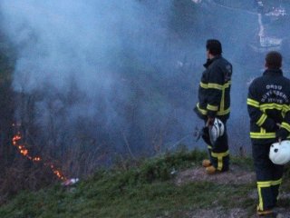 Orman Yangını Güçlükle Söndürüldü