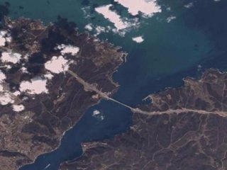 3. köprü uzaydan görüntülendi