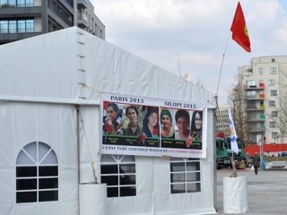 PKK'nın Belçika'daki çadırı boşaltıldı