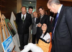 Başbakan'ın karşısında 'engel' tanımadı!