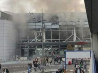 Belçika'daki patlamadan ilk görüntüler