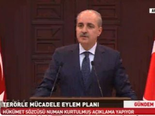 Numan Kurtulmuş açıklama yaptı