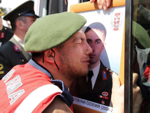 Jandarma Yüzbaşı Halil Özdemir'e son veda