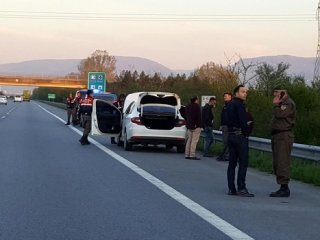 TEM'de bomba yüklü araç paniği!