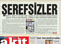 Şerefsizlik belgelendi