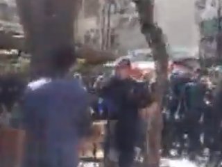 Ankara'da stant gerginliği