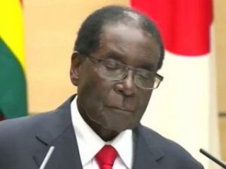 Zimbabve lideri Mugabe ayakta uyudu