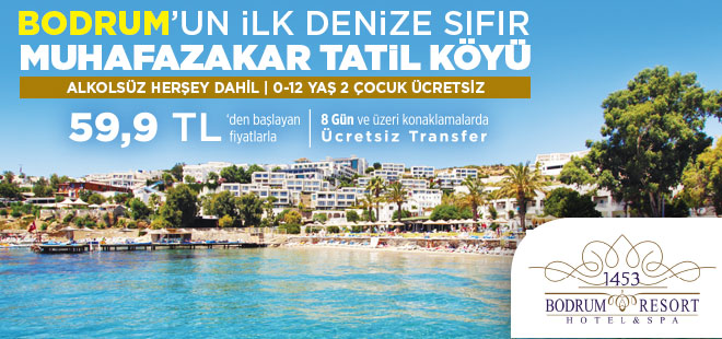 Bodrum'un ilk denize sıfır muhafazakar tatil köyü