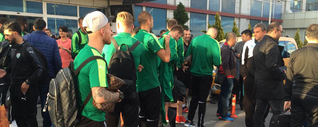 Bursaspor'a Kayseri'de otobüs şoku