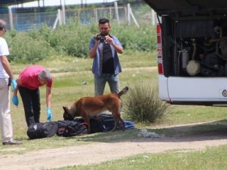 Suçlu kadın otobüse bomba ihbarı yaptı