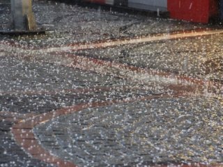 Edirne’de 'dolu' sürprizi