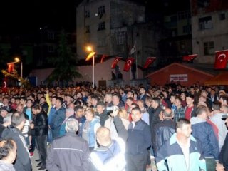 Giresun’da haberi duyan oraya koştu