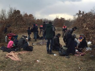 Edirne'de 23 kaçak göçmen yakalandı