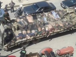 Öldürdükleri ÖSO'luları teşhir ettiler