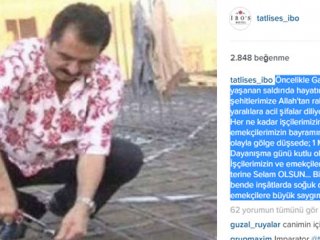 Tatlıses'ten 1 Mayıs mesajı