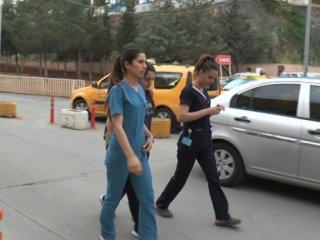 Hastanede hemşireye darp