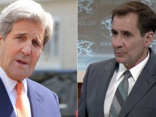 Kerry ve Kirby'den gazetecilere büyük ayıp!
