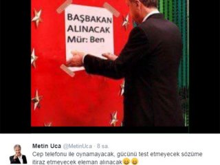 Metin Uca’dan hakaret