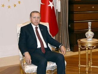 Erdoğan, Fidan ve Akar'ı kabul etti