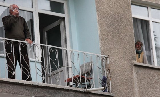 Şehit acısına komşular bile dayanamadı