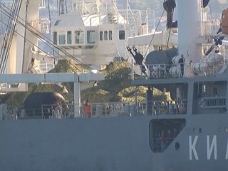 Rus gemisi Boğaz’dan böyle geçti