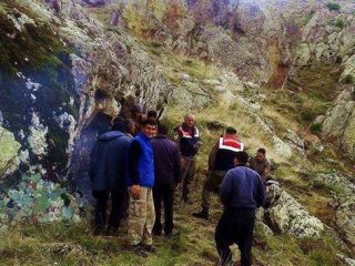 Mantar toplarken silah ve telsiz buldular!