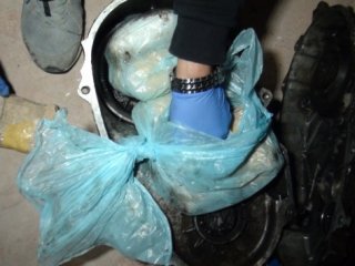 Eroini motorun içine zulalamışlar